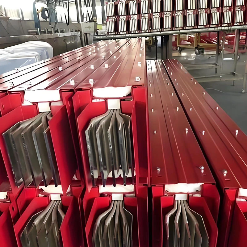 Vía bus cerrada resistente al fuego